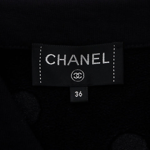 シャネル CHANEL ラインストーン ココマーク Size:36 カーディガン ブラック WS10409