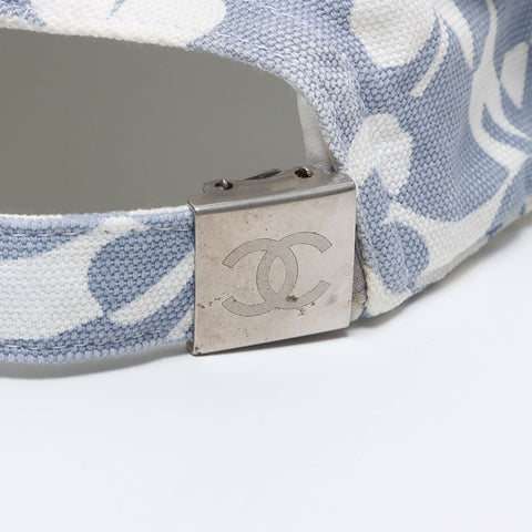 CHANEL COCO Mark Clover Size:M cap blue WS10428