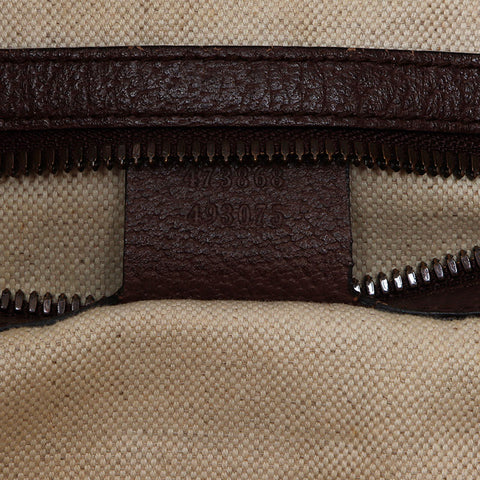 GUCCI GG Supreme Backpack Shoulder Bag Backpack Â· Daypack Brown WS10438