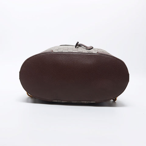 GUCCI GG Supreme Backpack Shoulder Bag Backpack Â· Daypack Brown WS10438