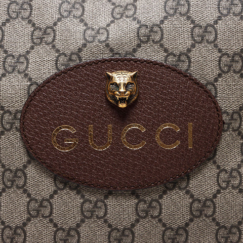 GUCCI GG Supreme Backpack Shoulder Bag Backpack Â· Daypack Brown WS10438