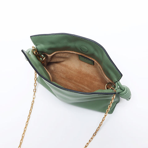 Loewe Chain Mini Flamenco肩带绿色WS10446