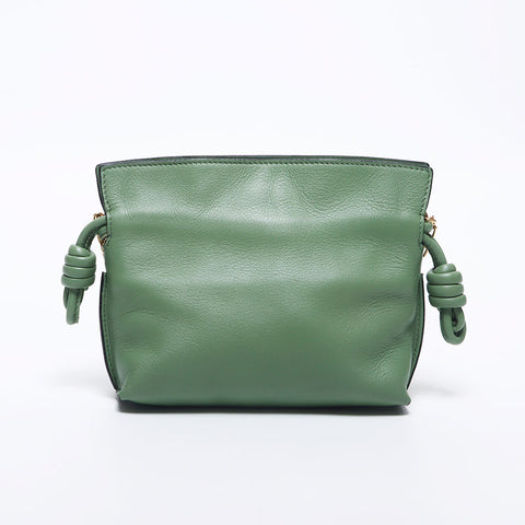 Loewe Chain Mini Flamenco肩带绿色WS10446