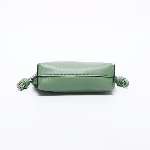 Loewe Chain Mini Flamenco肩带绿色WS10446