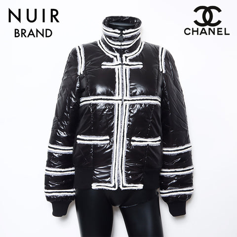 シャネル CHANEL スポーツライン Size:36 中綿 09AW ジャケット ブラック WS10449