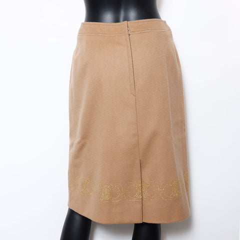 席琳·三明骆驼裙棕色WS10455