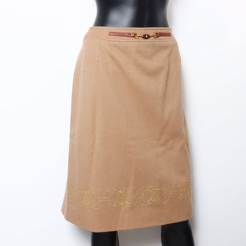 席琳·三明骆驼裙棕色WS10455