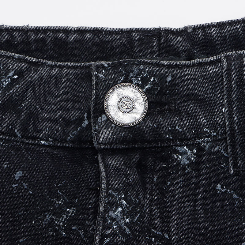 CHANEL スターボタン 裏地ココマーク デニムベスト ジレ 34 CHANEL スターボタン 裏地ココマーク デニムベスト ジレ 34 渋谷