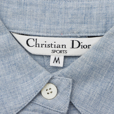 クリスチャンディオール Christian Dior ディオール スポーツ Size:M 長袖シャツ ブルー WS10462