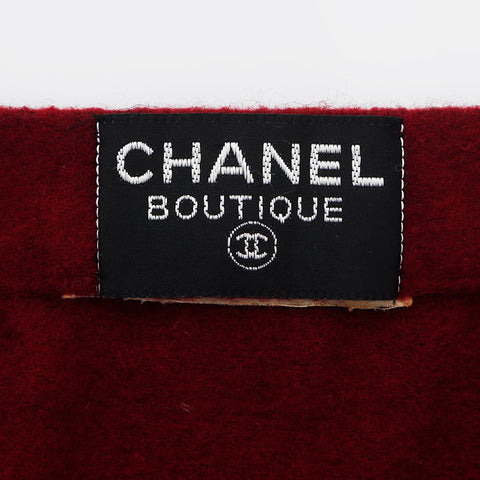 Chanel Cashmere Logo Setup Bordeaux WS10470