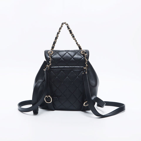 Chanel CHANEL Matelasse Turnlock Chain Mini Backpack/Daypack Black WS1 – NUIR VINTAGE