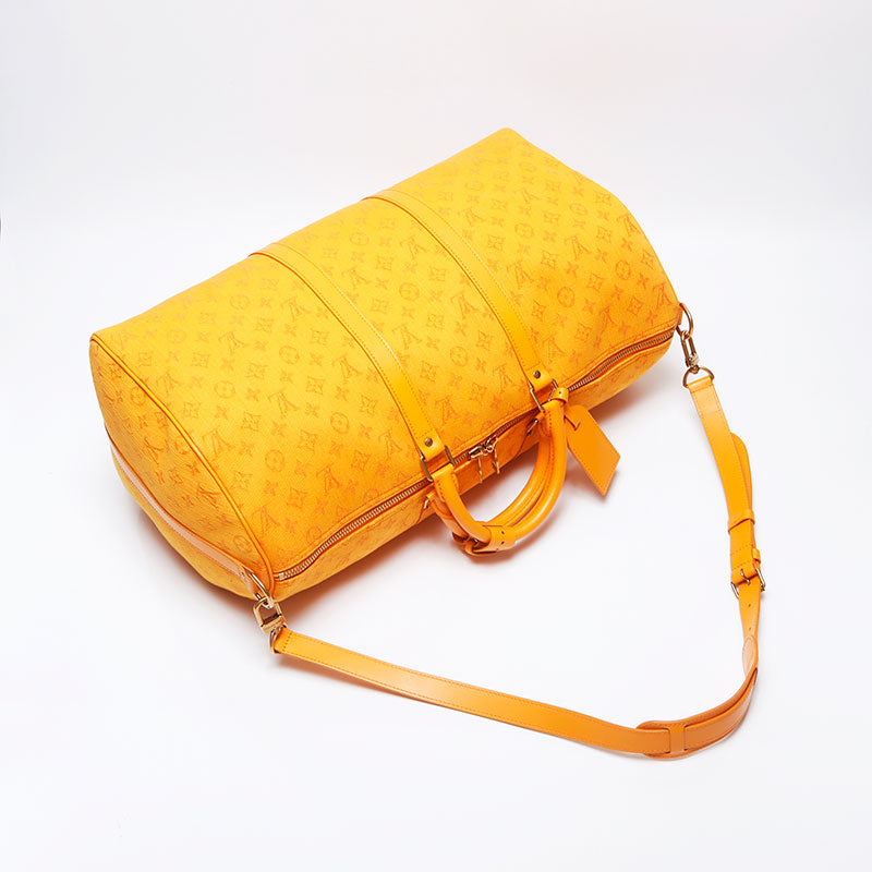 ルイ・ヴィトン LOUIS VUITTON キーポルバンドシエール50 デニム