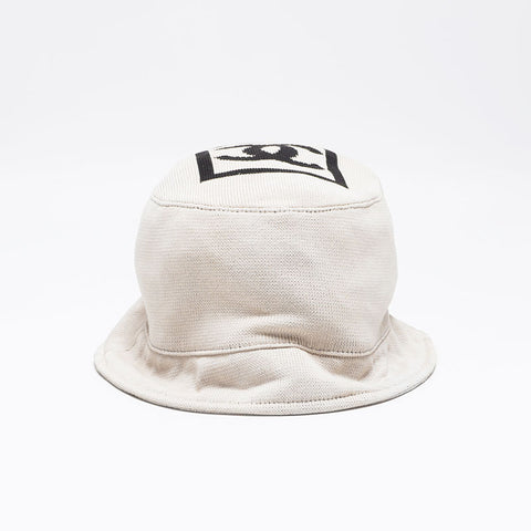 CHANEL Sports Line Cotton Bucket Hat Logo Size:M hat beige WS10519
