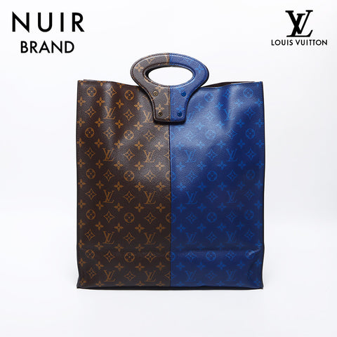 ルイ・ヴィトン LOUIS VUITTON 2018ss スプリット モノグラム カルスリングバッグ  ハンドバッグ ブラウン ブルー WS10520