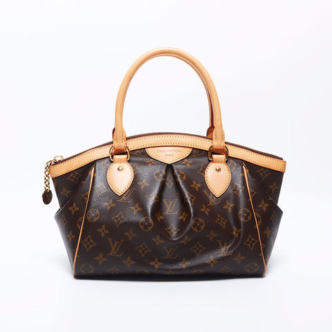 ルイ・ヴィトン LOUIS VUITTON モノグラム ティヴォリPM MB0173 ハンドバッグ ブラウン WS10523