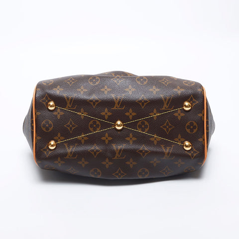 ルイ・ヴィトン LOUIS VUITTON モノグラム ティヴォリPM MB0173 ハンドバッグ ブラウン WS10523