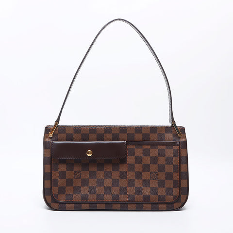 ルイ・ヴィトン LOUIS VUITTON ダミエ オーバーニュ ショルダーバッグ ブラウン WS10524