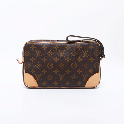 ルイ・ヴィトン LOUIS VUITTON モノグラム セカンドバッグ マルリードラゴンヌ ハンドバッグ ブラウン WS10525