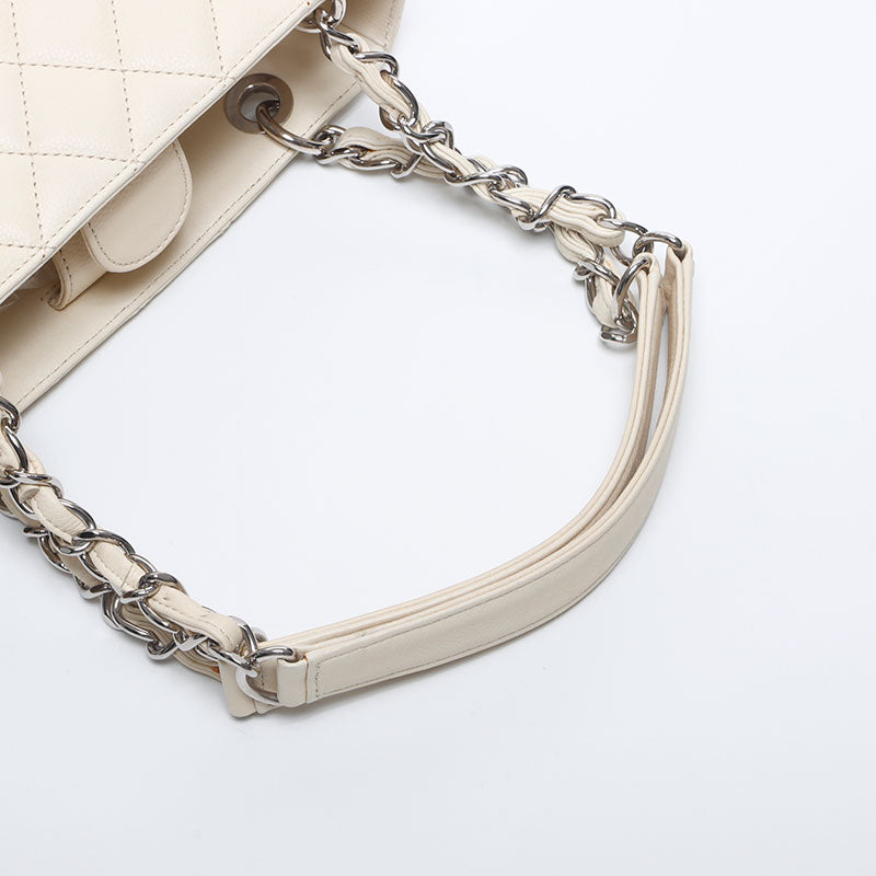 Chanel CHANEL No. 14 Silver Metal Fittings Coco Mark Chain