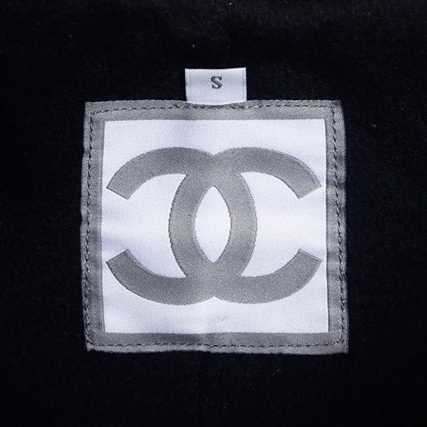 シャネル CHANEL Size:S スポーツライン ナイロン シンプル キャップ ブラック WS10528