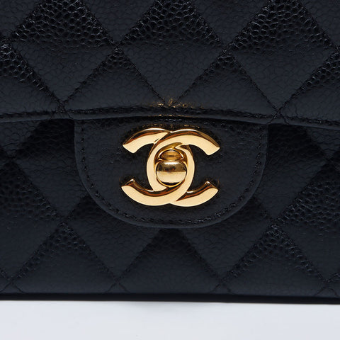 シャネル CHANEL ダブルフラップ ダブルチェーン 中マトラッセ 25cm ショルダーバッグ ブラック WS10529