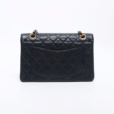 シャネル CHANEL ダブルフラップ ダブルチェーン マトラッセ 23cm 6番台 ショルダーバッグ ブラック WS10530