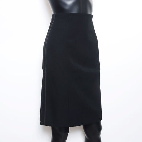 Chanel CHANEL 1990s Mademoiselle Coco Mark Matelasse Button Setup Size:34 Suit Black WS10534
