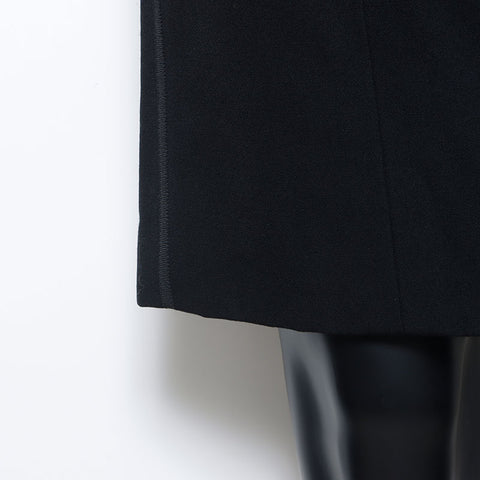 Chanel CHANEL 1990s Mademoiselle Coco Mark Matelasse Button Setup Size:34 Suit Black WS10534