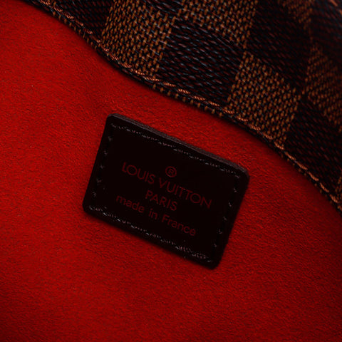 LOUIS VUITTON Damier Aubagne Shoulder Bag Brown WS10535