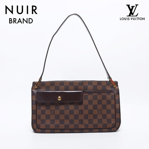 ルイ・ヴィトン LOUIS VUITTON ダミエ オーバーニュ ショルダーバッグ ブラウン WS10535