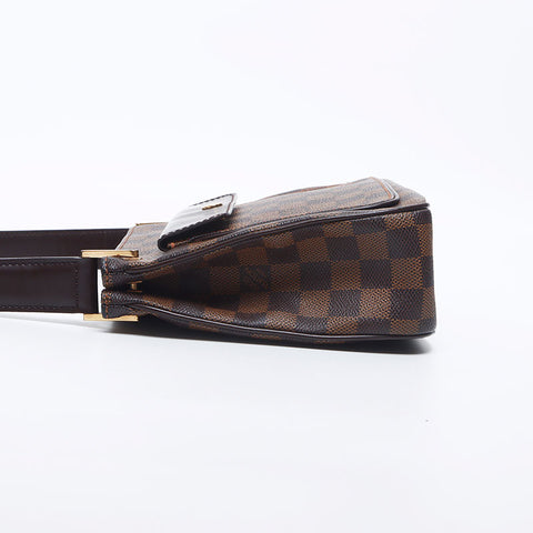 LOUIS VUITTON Damier Aubagne Shoulder Bag Brown WS10535