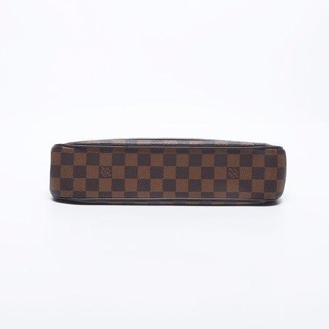 LOUIS VUITTON Damier Aubagne Shoulder Bag Brown WS10535