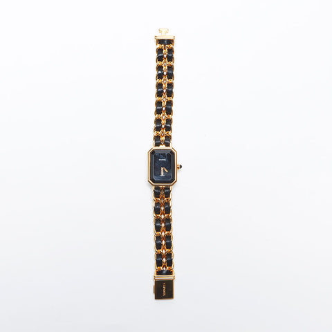 CHANEL Premiere L size black dial Watches Black gold WS10546
