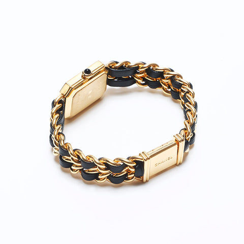 CHANEL Premiere L size black dial Watches Black gold WS10546