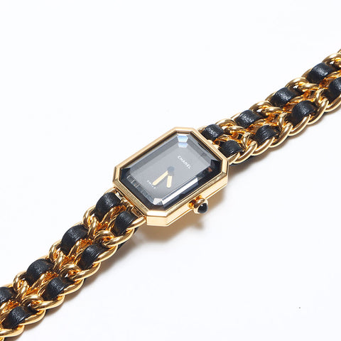 CHANEL Premiere L size black dial Watches Black gold WS10546