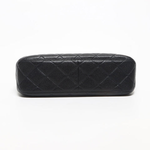 Chanel Chanel Nr. 6 Coco Mark Caviar Haut Umhängetasche Schwarz WS10550