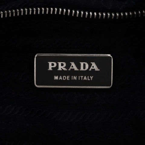 プラダ PRADA ナイロン×レザー 三角ロゴタグ ショルダーバッグ ブラック WS10570