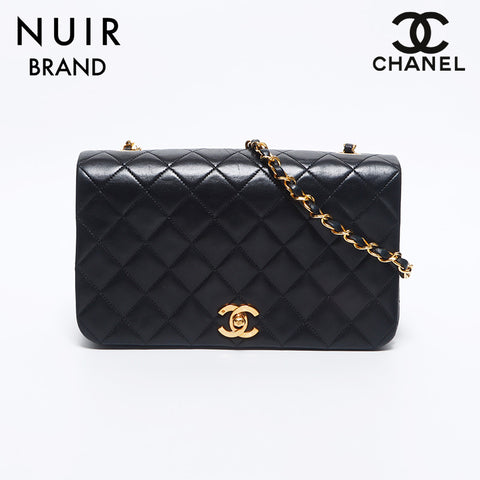 シャネル CHANEL マトラッセ チェーン ラムスキン 1985-1999 ショルダーバッグ ブラック WS10575