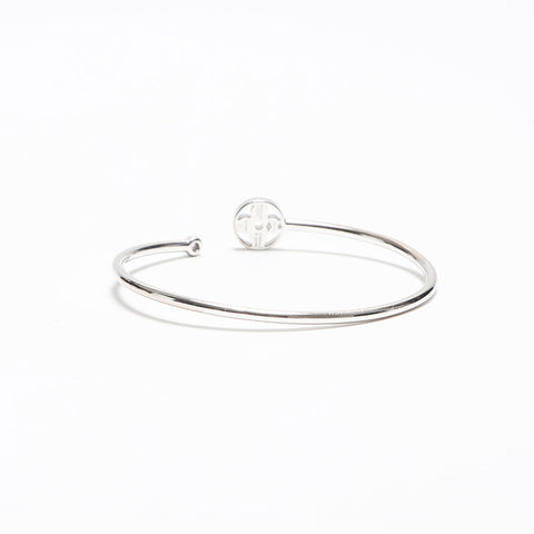 LOUIS VUITTON 8.5g Bracelet Twist Blossom Au750 K18WG bracelet Silver WS10588