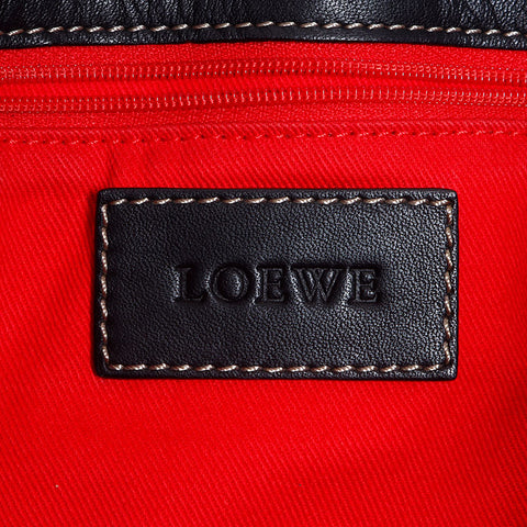 ロエベ LOEWE アナグラム サイドポケット トートバッグ ブラック WS10594