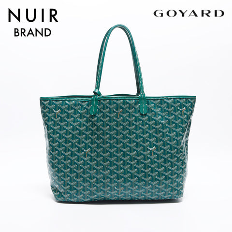 ゴヤール GOYARD サンルイ PM ポーチ付き PVC レザー トートバッグ グリーン WS10598 – NUIR VINTAGE