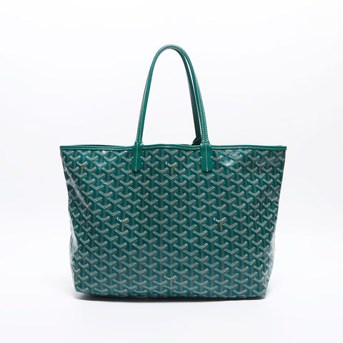 ゴヤール GOYARD サンルイ PM ポーチ付き PVC レザー トートバッグ グリーン WS10598 – NUIR VINTAGE