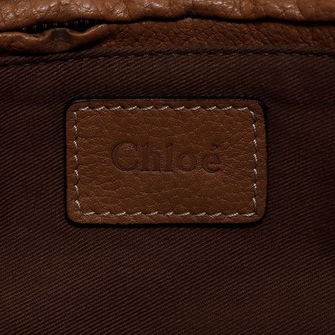 クロエ Chloe 2Way マーシー レザー  ショルダーバッグ ベージュ WS10602