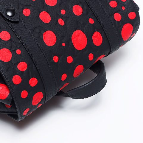 LOUIS VUITTON Yayoi Kusama LV x YK Christopher Lyon Monogram Backpack Â· Daypack black WS10608