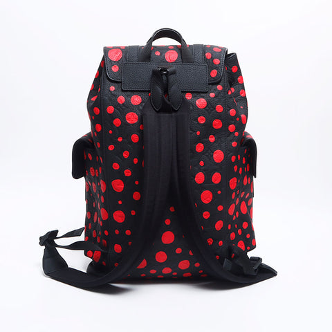 LOUIS VUITTON Yayoi Kusama LV x YK Christopher Lyon Monogram Backpack Â· Daypack black WS10608