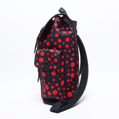 LOUIS VUITTON Yayoi Kusama LV x YK Christopher Lyon Monogram Backpack Â· Daypack black WS10608