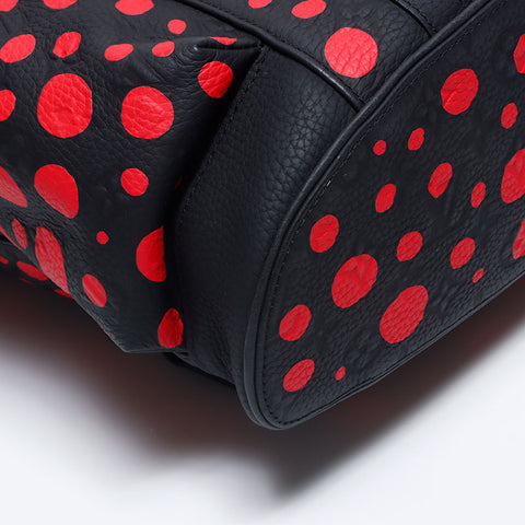 LOUIS VUITTON Yayoi Kusama LV x YK Christopher Lyon Monogram Backpack Â· Daypack black WS10608