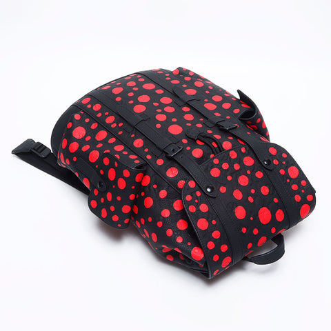 LOUIS VUITTON Yayoi Kusama LV x YK Christopher Lyon Monogram Backpack Â· Daypack black WS10608