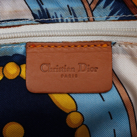 クリスチャンディオール Christian Dior サドルバッグ デニム ショルダーバッグ ネイビー WS10609