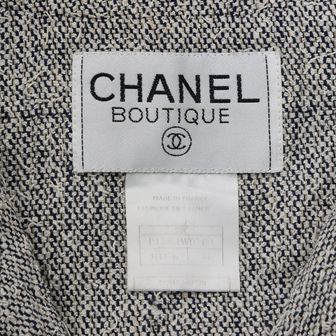 シャネル CHANEL 99C Size34 デニム ジャケット ブルー WS10613